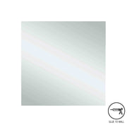 Thermogroup Jackson Square Polished Edge Mirror - 750x750mm Glue-to-Wall