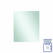Thermogroup Jackson Rectangle Polished Edge Mirror - 900x750mm with Hangers