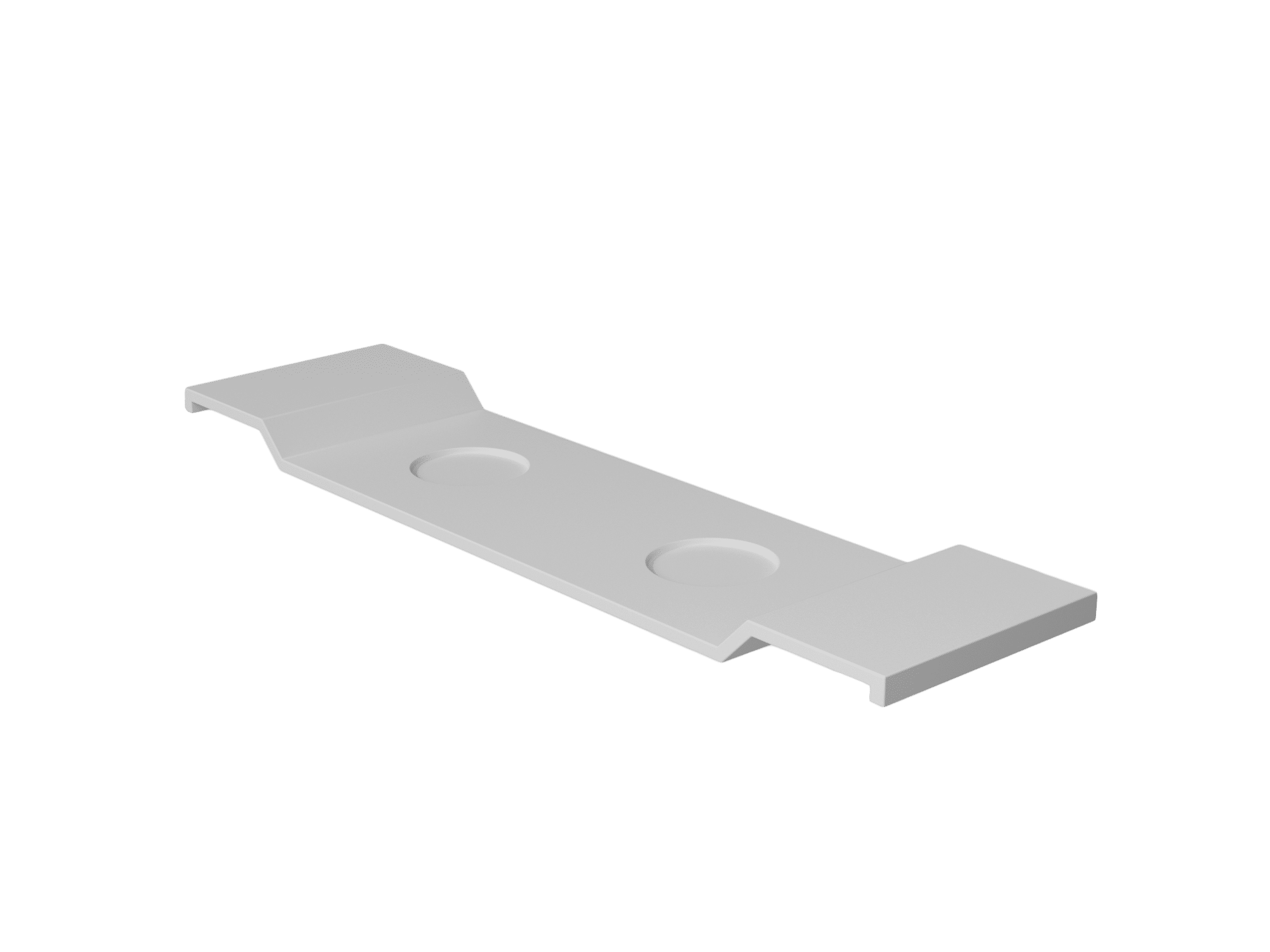 Thermogroup Jasmine Bath Caddy 850x220mm, White