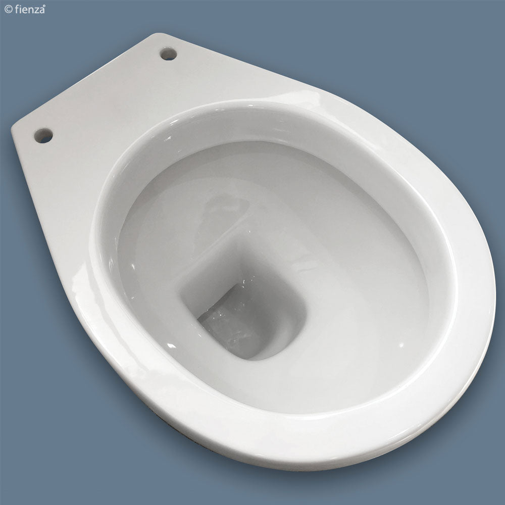 Fienza Stella Senior Adjustable Link Toilet Suite, Gloss White