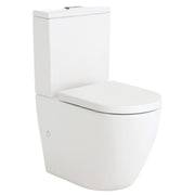 Fienza Koko Tornado Flush Back-to-Wall Toilet Suite, Gloss White