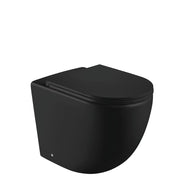 Fienza Koko Tornado Flush Wall-Faced Toilet Suite, Matte Black