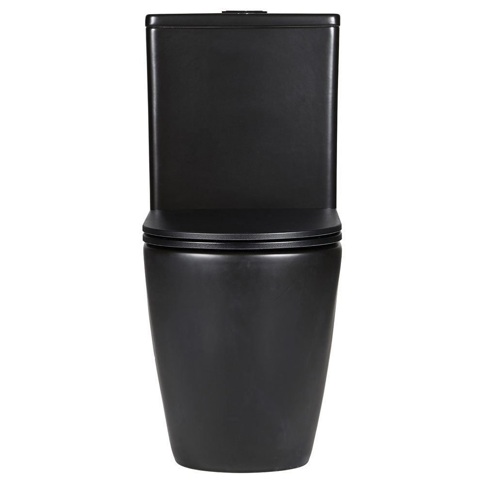 Fienza Koko Tornado Back-to-Wall S-Trap 160-230 Toilet Suite, Matte Black