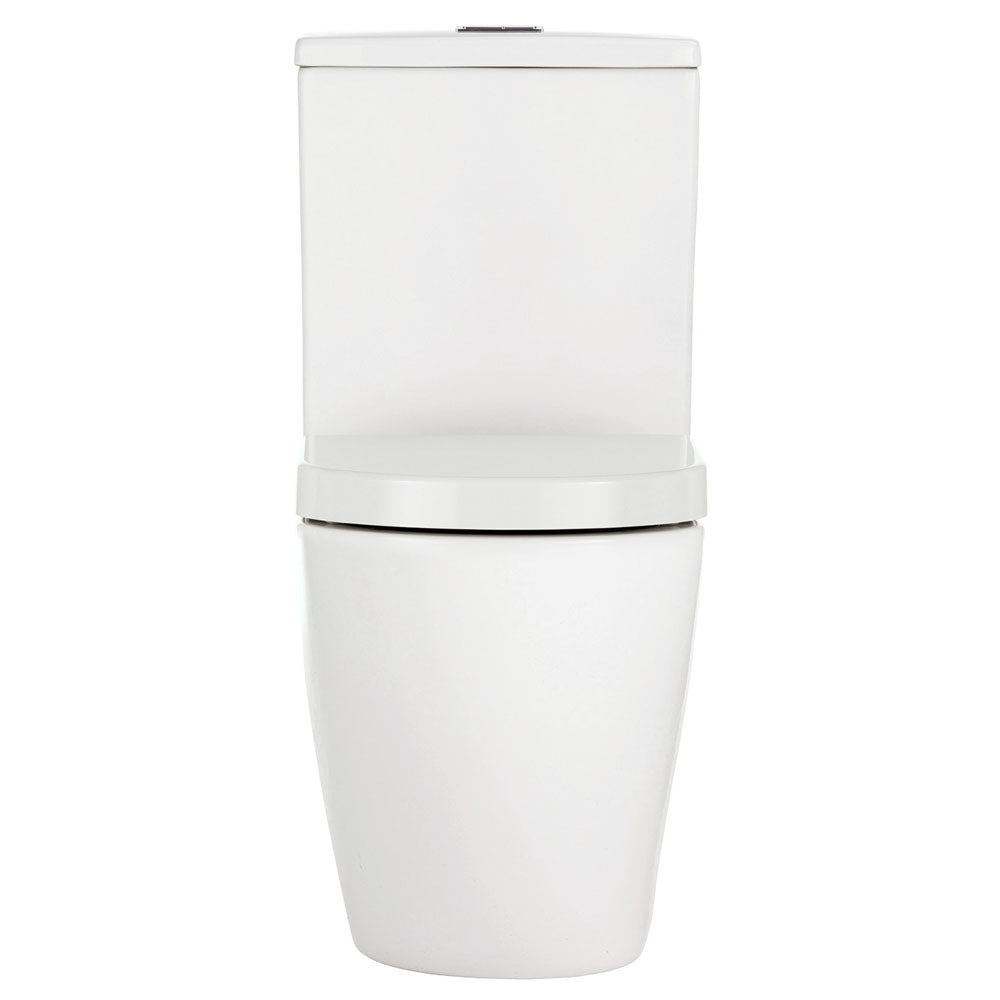 Fienza Koko Tornado Flush Back-to-Wall Toilet Suite, Gloss White