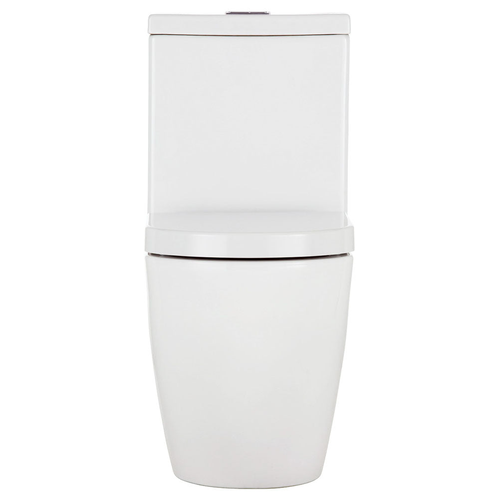 Fienza Empire Back-to-Wall Toilet Suite, Gloss White