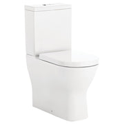 Fienza Delta S-Trap 160-230 Back-to-Wall Toilet Suite Nano Glaze, Matte Black