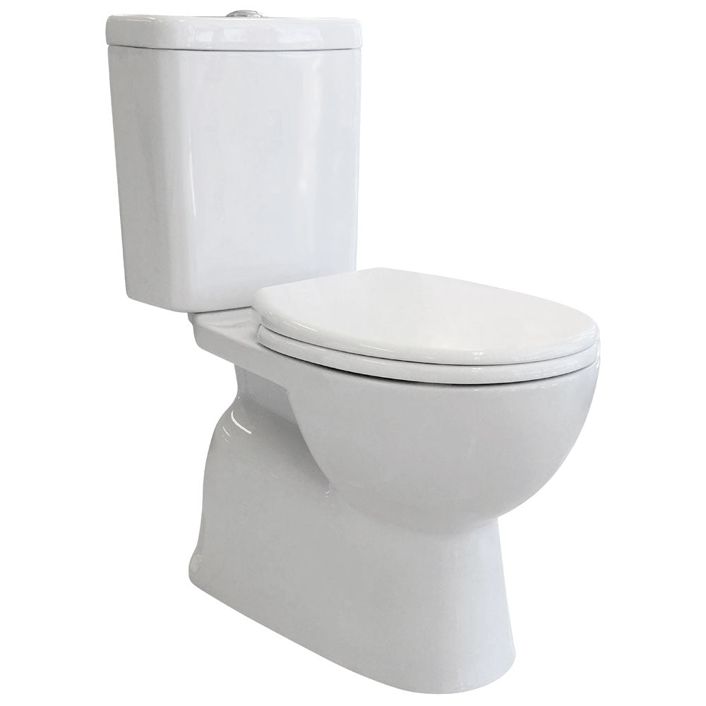Fienza Stella Pan and Seat Close-Coupled P-Trap, Gloss White
