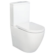 Fienza Alix Back-to-Wall Toilet Suite, Gloss White