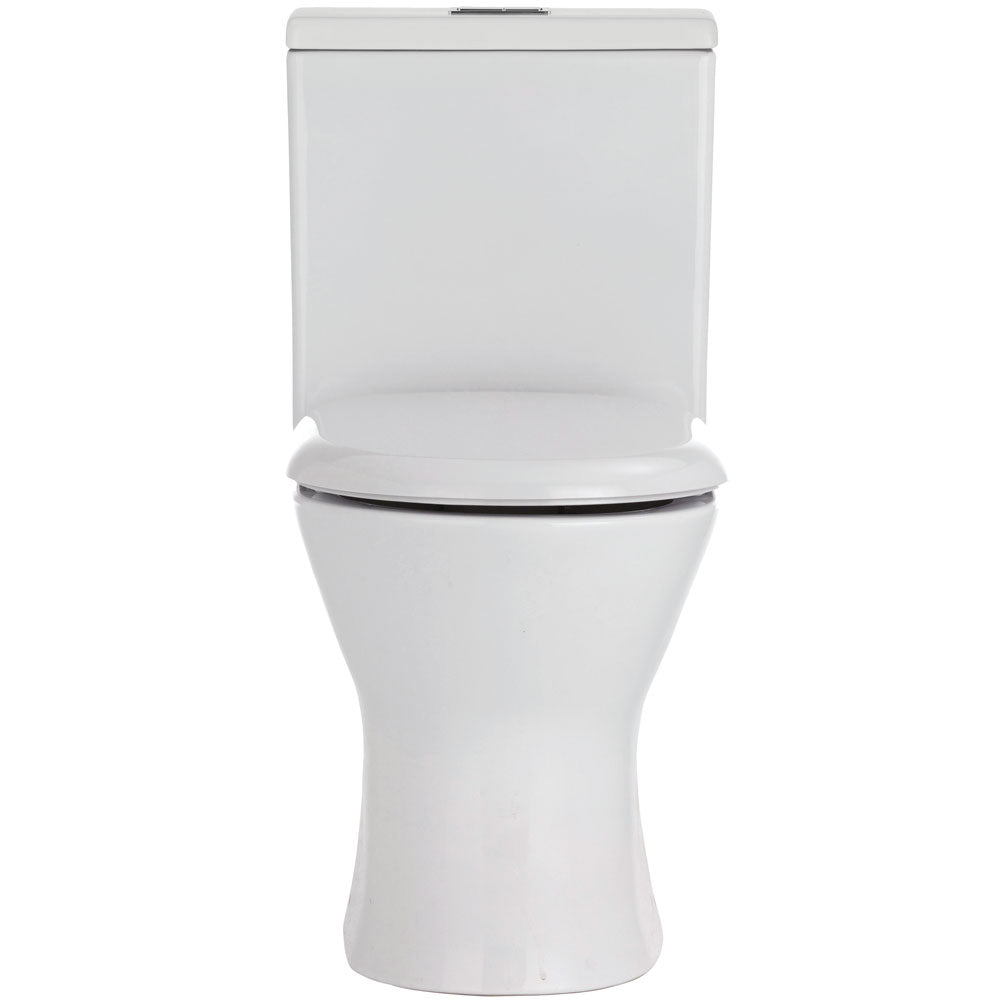 Fienza Chica Close-Coupled Toilet Suite, Gloss White