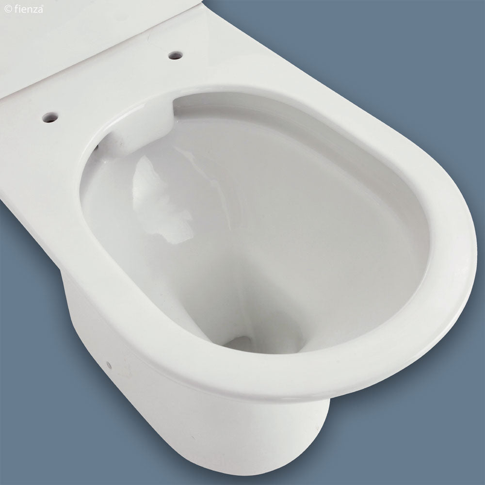 Fienza Chica Close-Coupled Toilet Suite, Gloss White