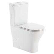 Fienza Tono Tornado Flush Back-to-Wall Toilet Suite, Gloss White with Slim Seat
