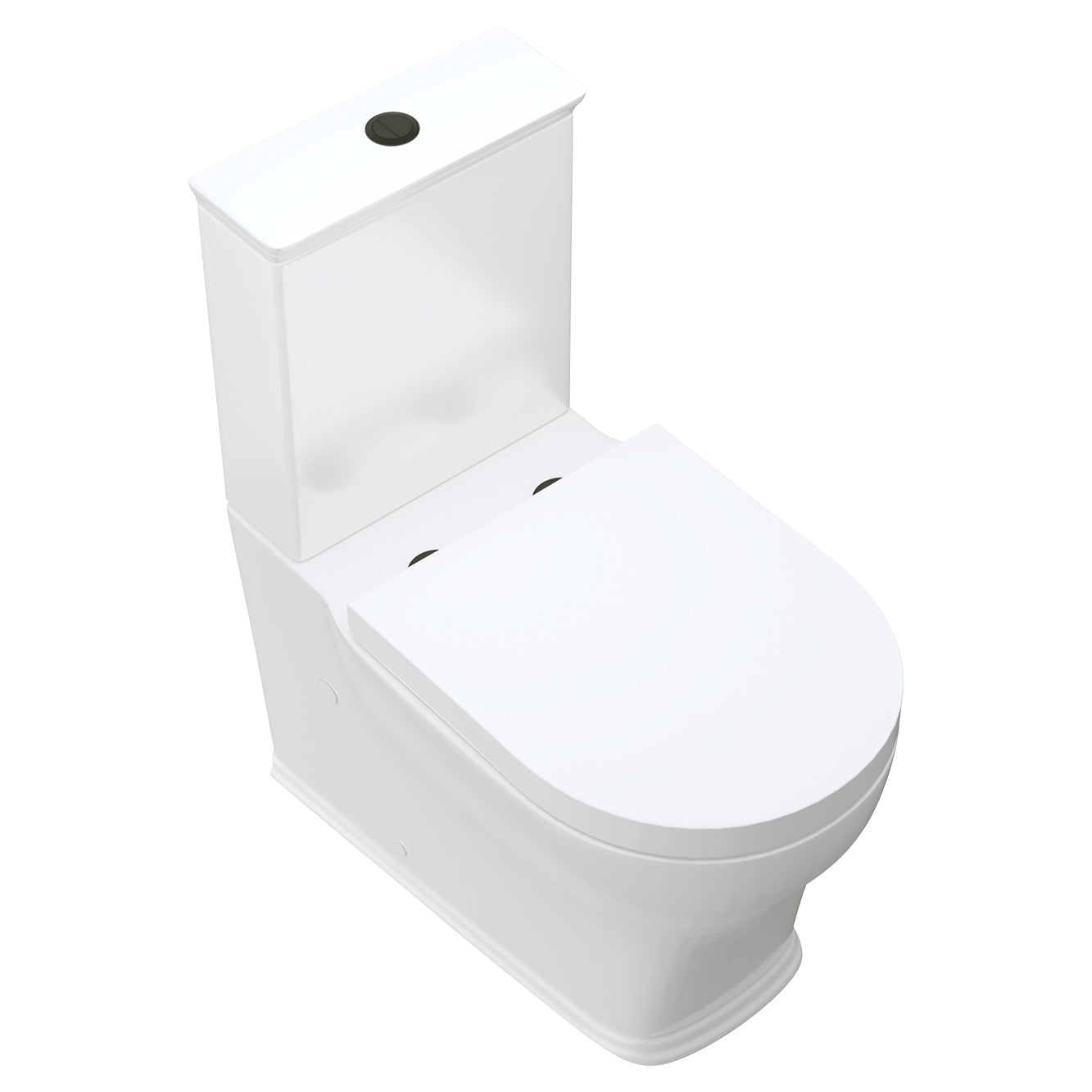 Fienza Lillian Tornado Flush Back-to-Wall Toilet Suite, Gloss White