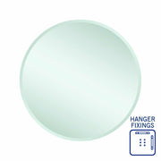 Thermogroup Kent 18mm Bevel Round Mirror - 700mmØ with Hangers