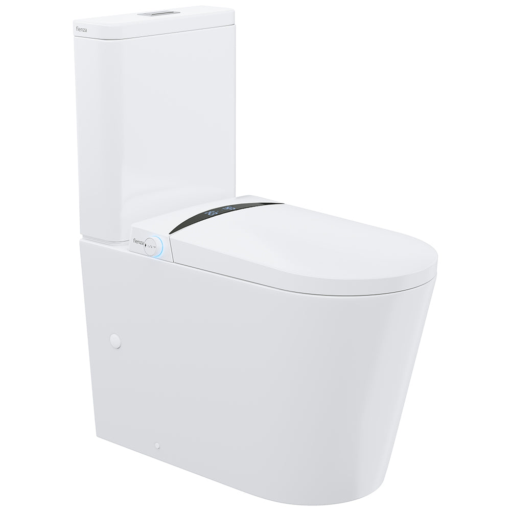 Fienza SONA Back-to-Wall Jet Flush Smart Toilet Remote Control, Gloss White