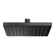 Phoenix Lexi Shower Rose 200mm Square, Matte Black