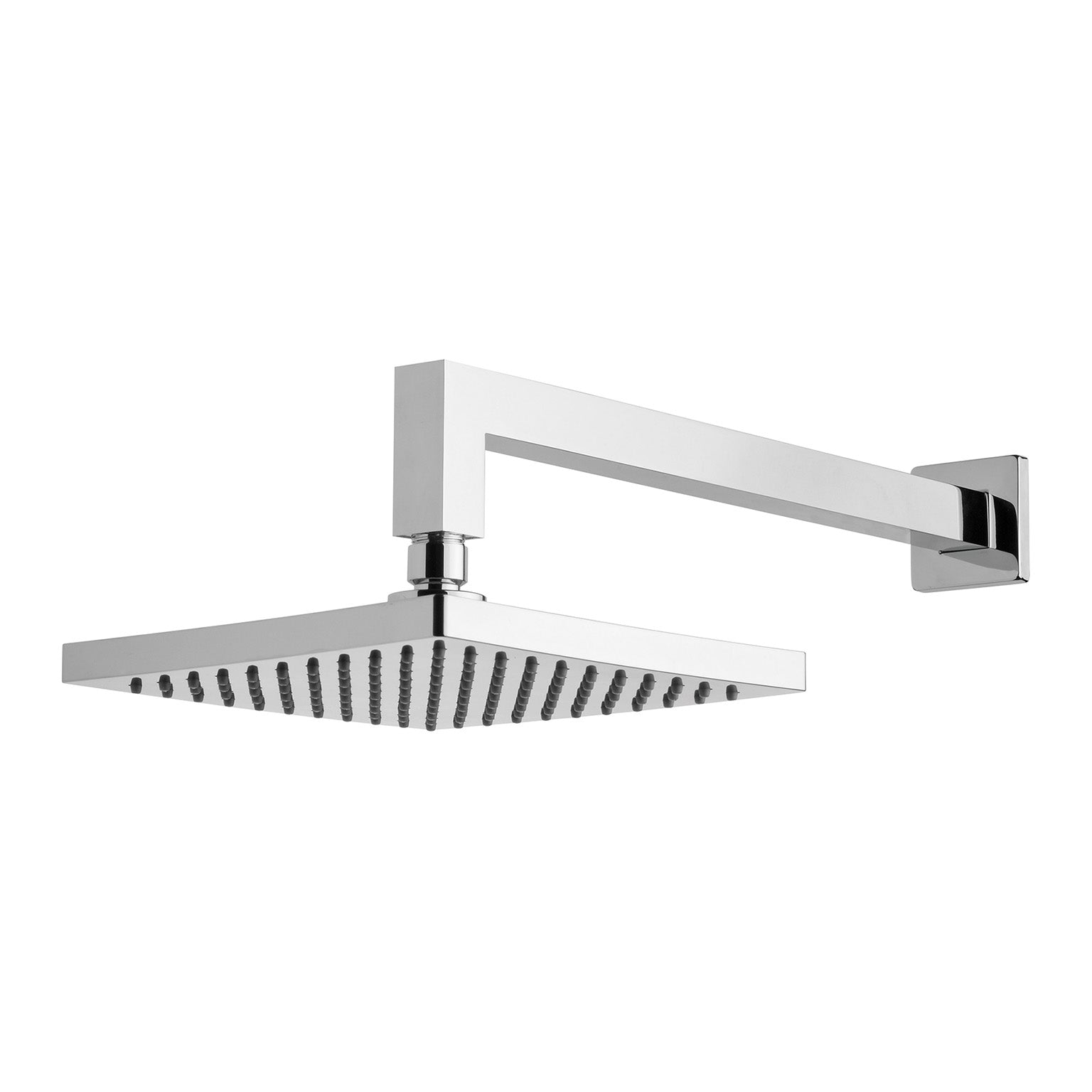 Phoenix Lexi Shower Arm 400mm & 200mm Square Rose, Chrome