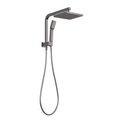 Phoenix Lexi Compact Twin Shower, Brushed Carbon