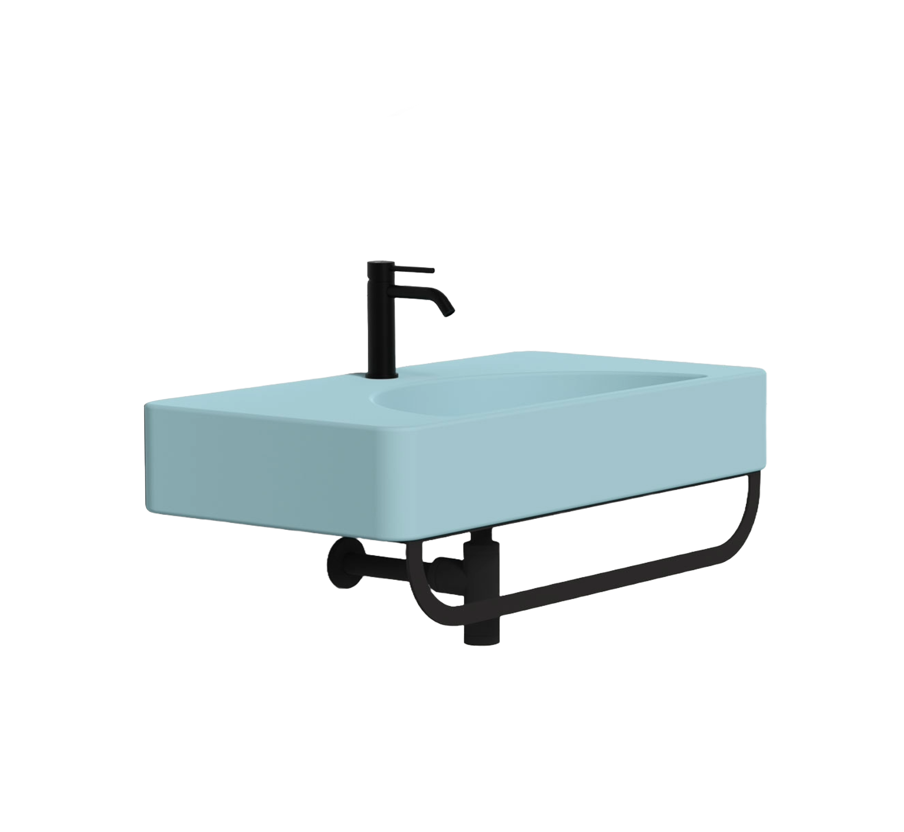 Studio Bagno Lunaris 61 Towel Rail, Matte black