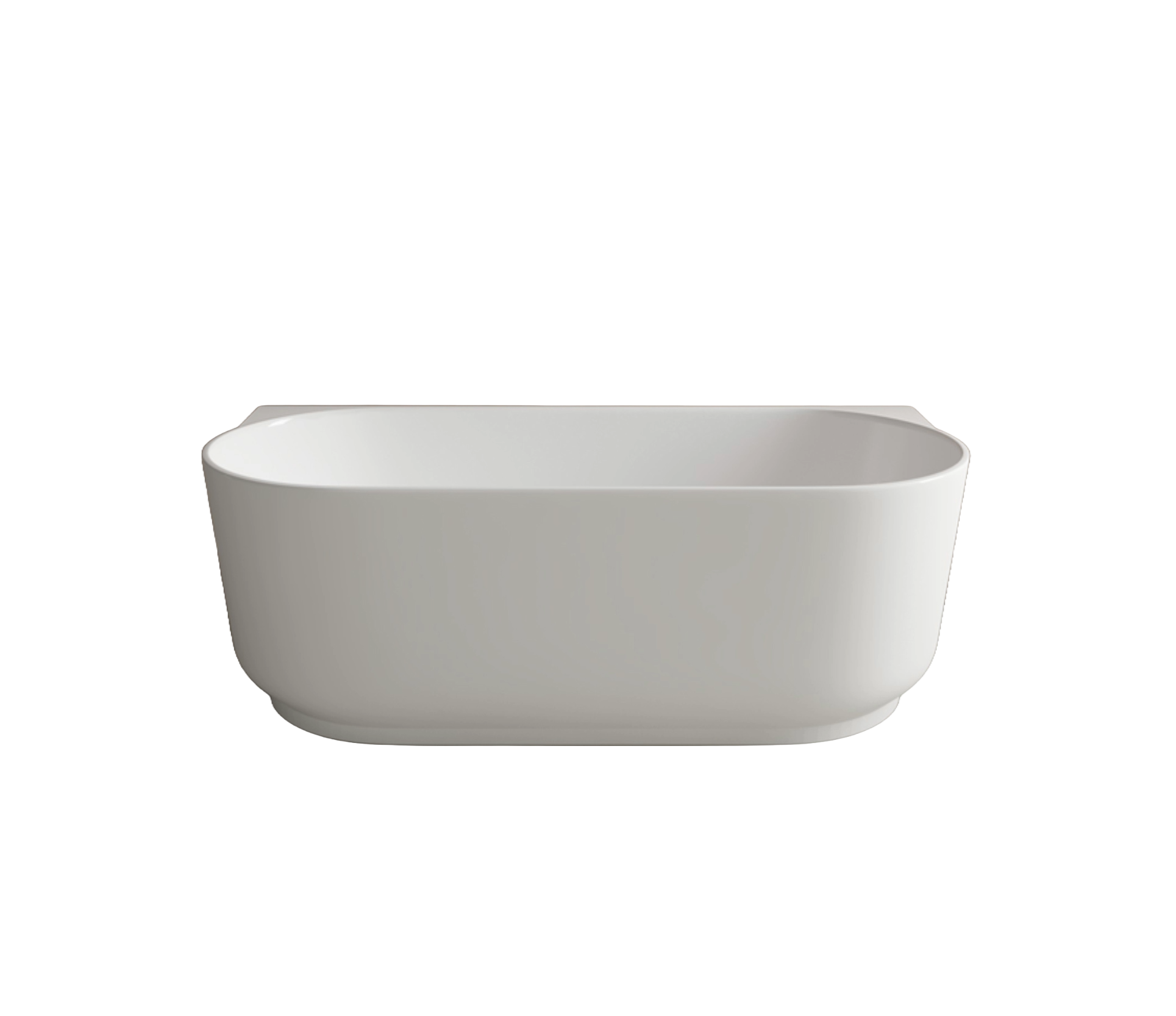 Lust Wall Faced Freestanding Bath-Matte White_2Studio Bagno