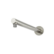 Round Wall Shower Arm 400mm, Brushed Nickel