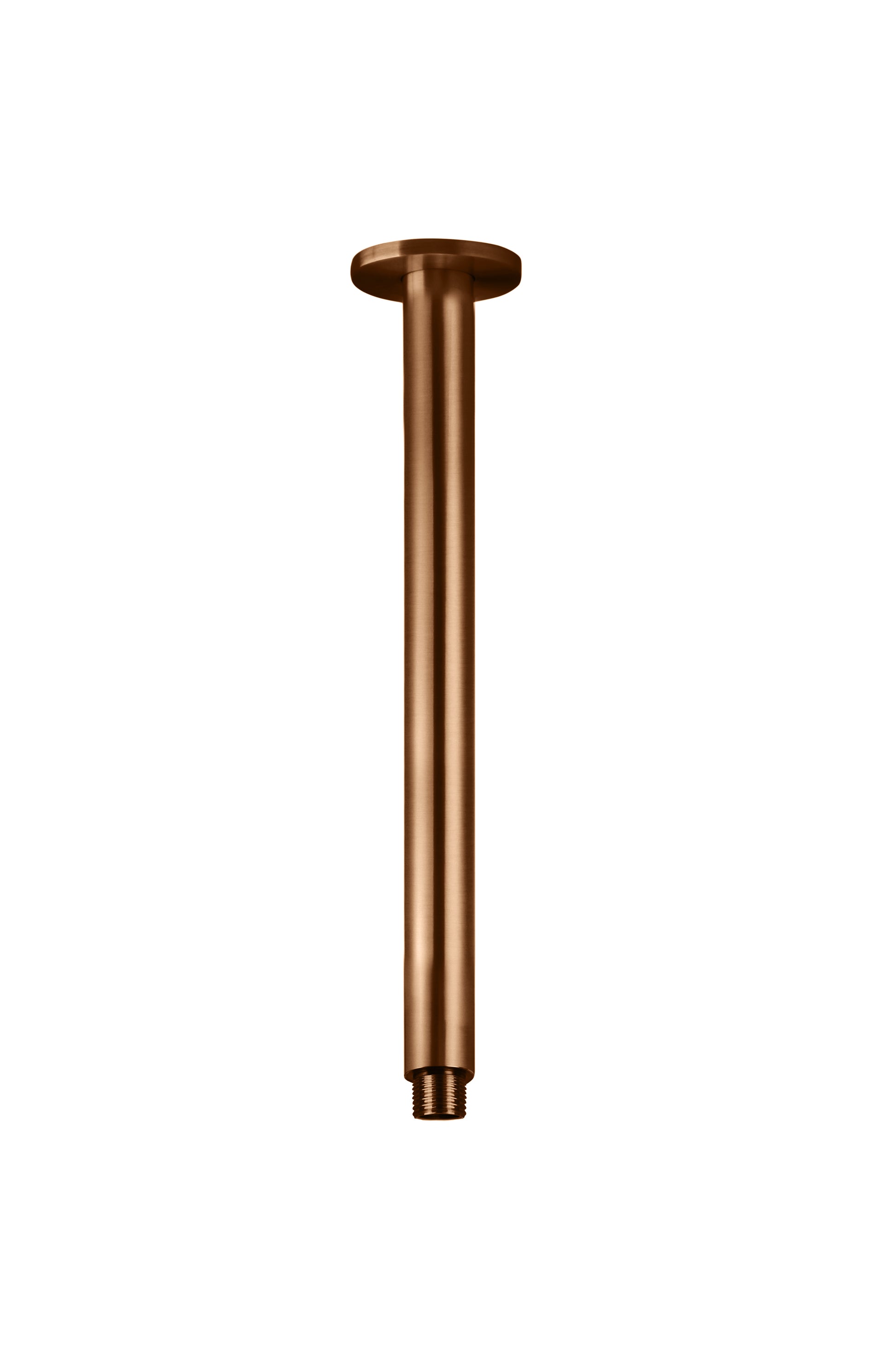 Round Ceiling Shower Arm 300mm, Lustre Bronze
