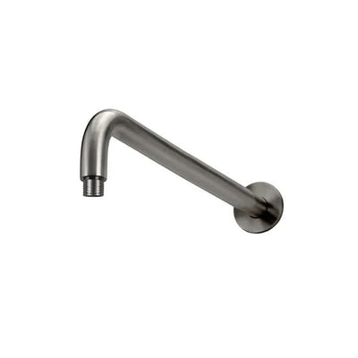 Meir Round Wall Shower Curved Arm 400mm, Shadow