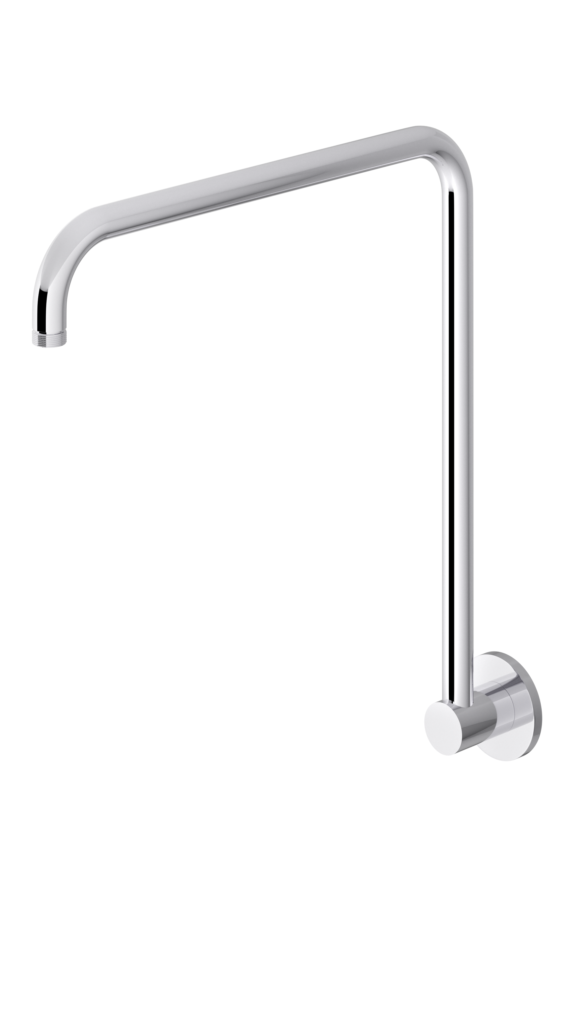 High Rise Shower Arm, Polished Chrome