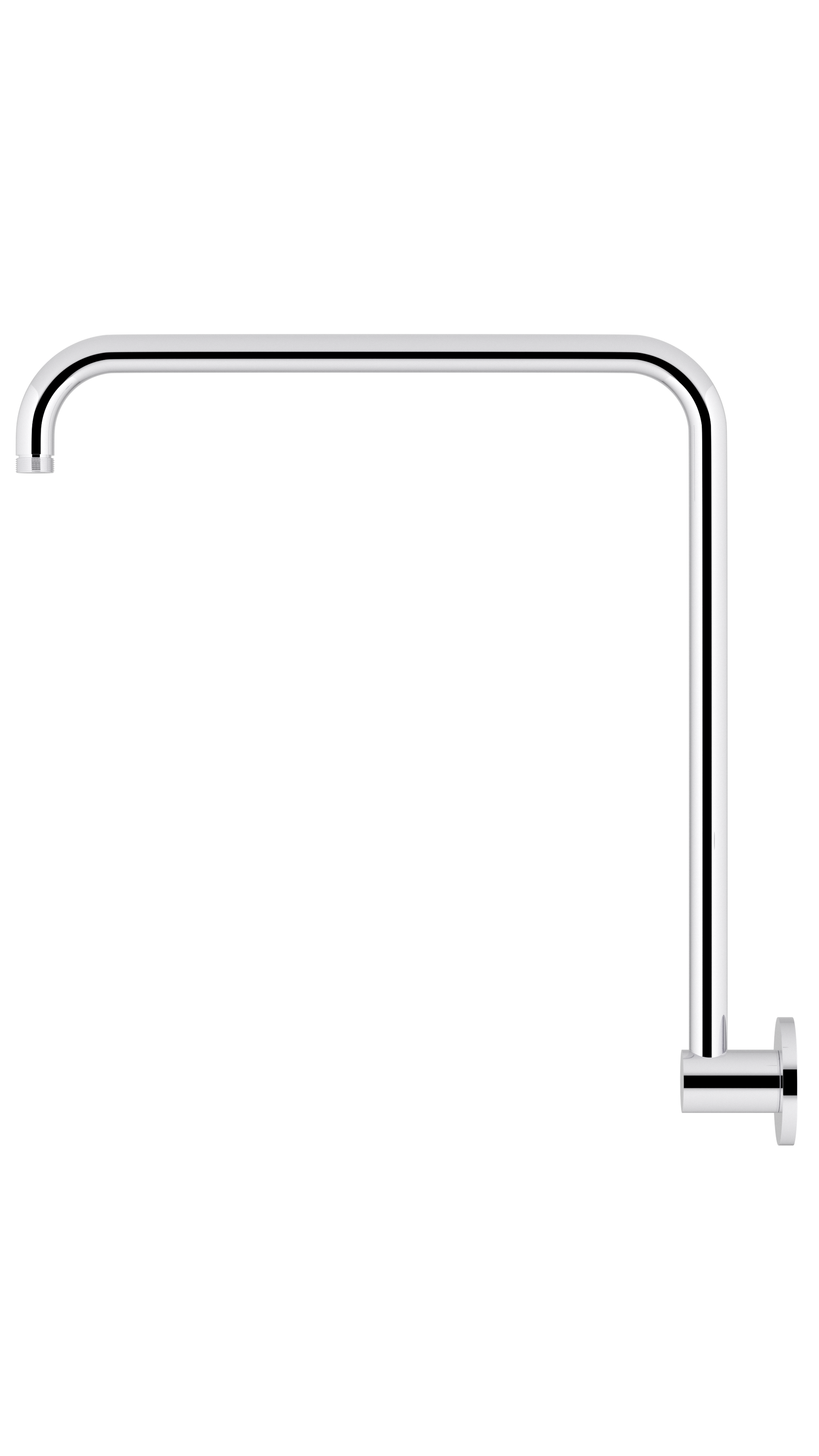 High Rise Shower Arm, Polished Chrome