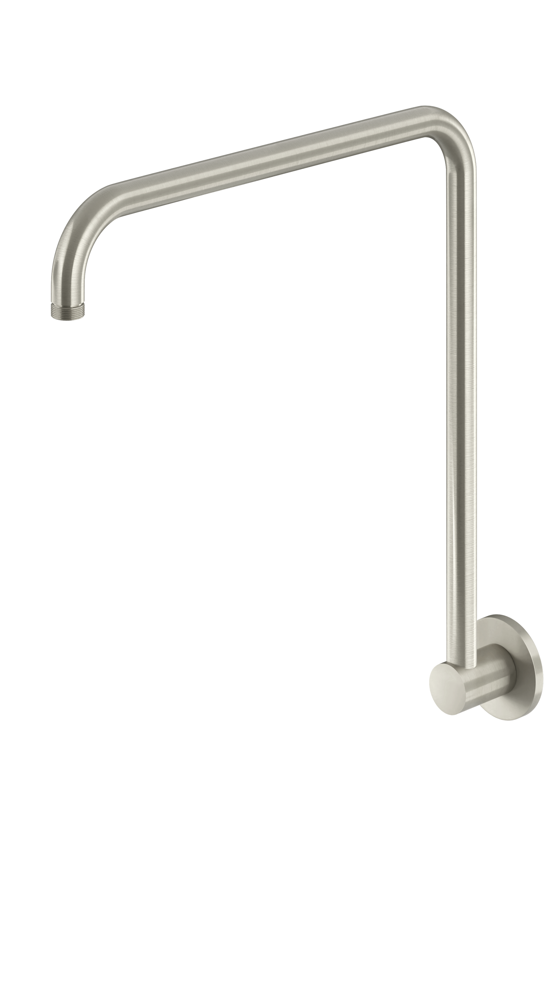 High Rise Shower Arm, Brushed Nickel
