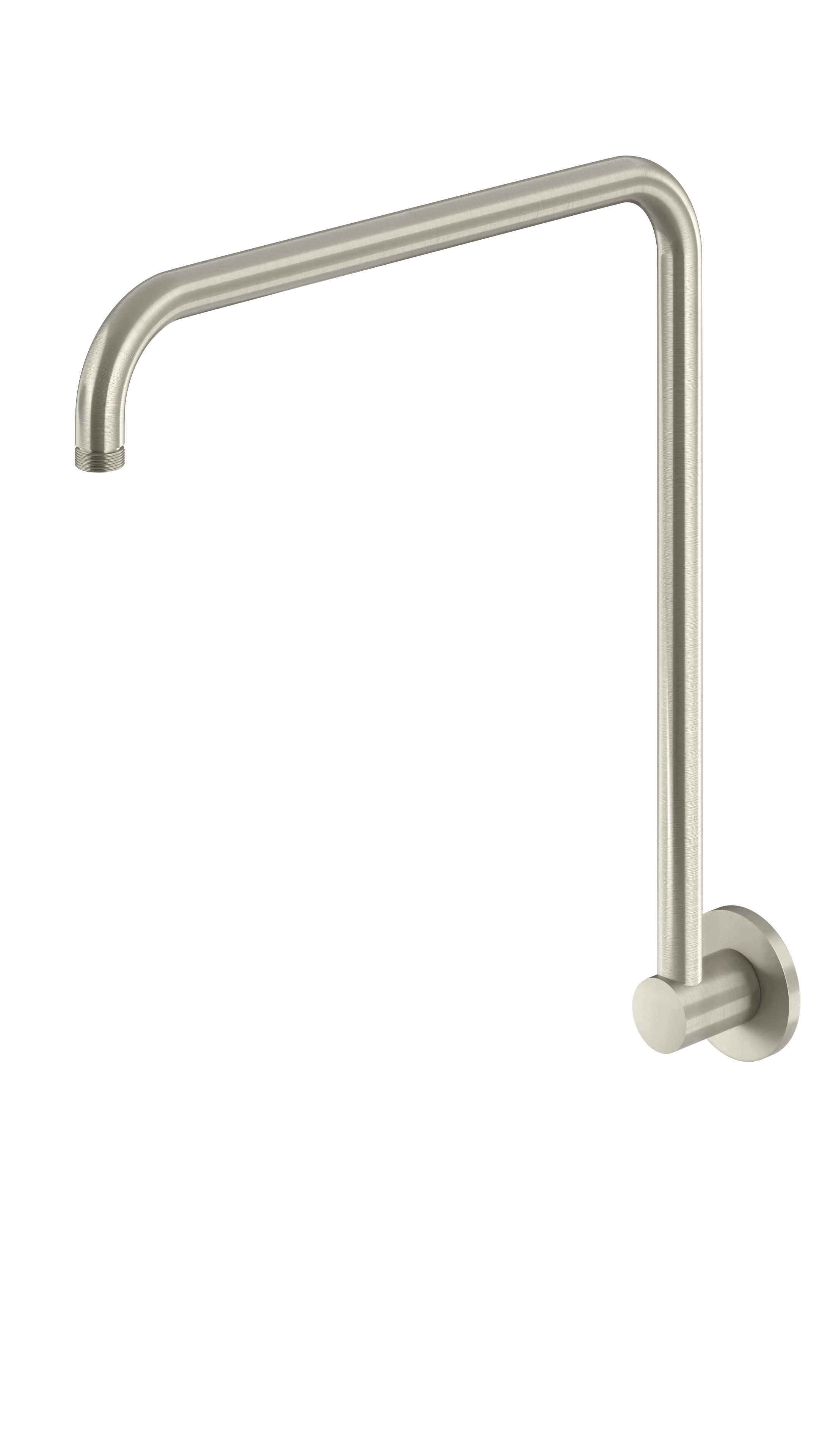 High Rise Shower Arm, Brushed Nickel