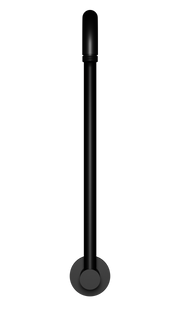 High Rise Shower Arm, Matte Black