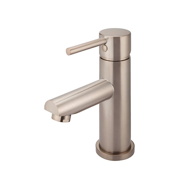 Round Basin Mixer, Champagne