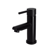 Round Basin Mixer, Matte Black
