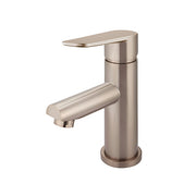 Round Paddle Basin Mixer, Champagne