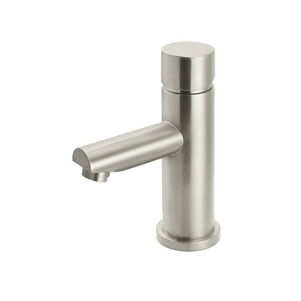 Round Pinless Basin Mixer, Brushed Nickel