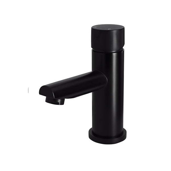 Round Pinless Basin Mixer, Matte Black