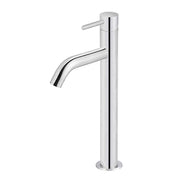 Piccola Tall Basin Mixer Tap with 130mm Spout, Polished Chrome
