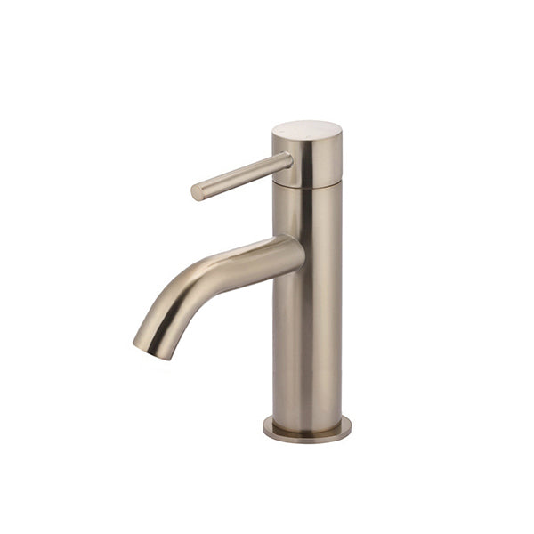 Piccola Basin Mixer Tap, Champagne