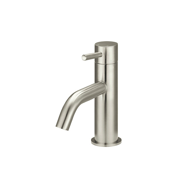 Piccola Basin Mixer Tap, Brushed Nickel