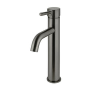 Round Tall Curved Basin Mixer, Shadow