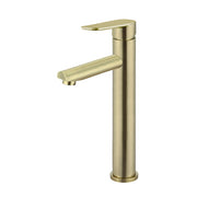 Round Paddle Tall Basin Mixer, Tiger Bronze