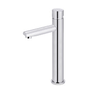 Round Pinless Tall Basin Mixer, Polished Chrome