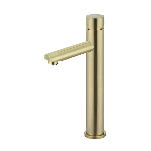 Round Pinless Tall Basin Mixer, Tiger Bronze