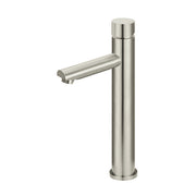 Round Pinless Tall Basin Mixer, Brushed Nickel