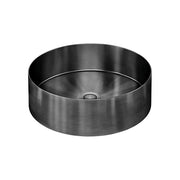 Steel Round Bathroom Basin 380 x 110, Shadow