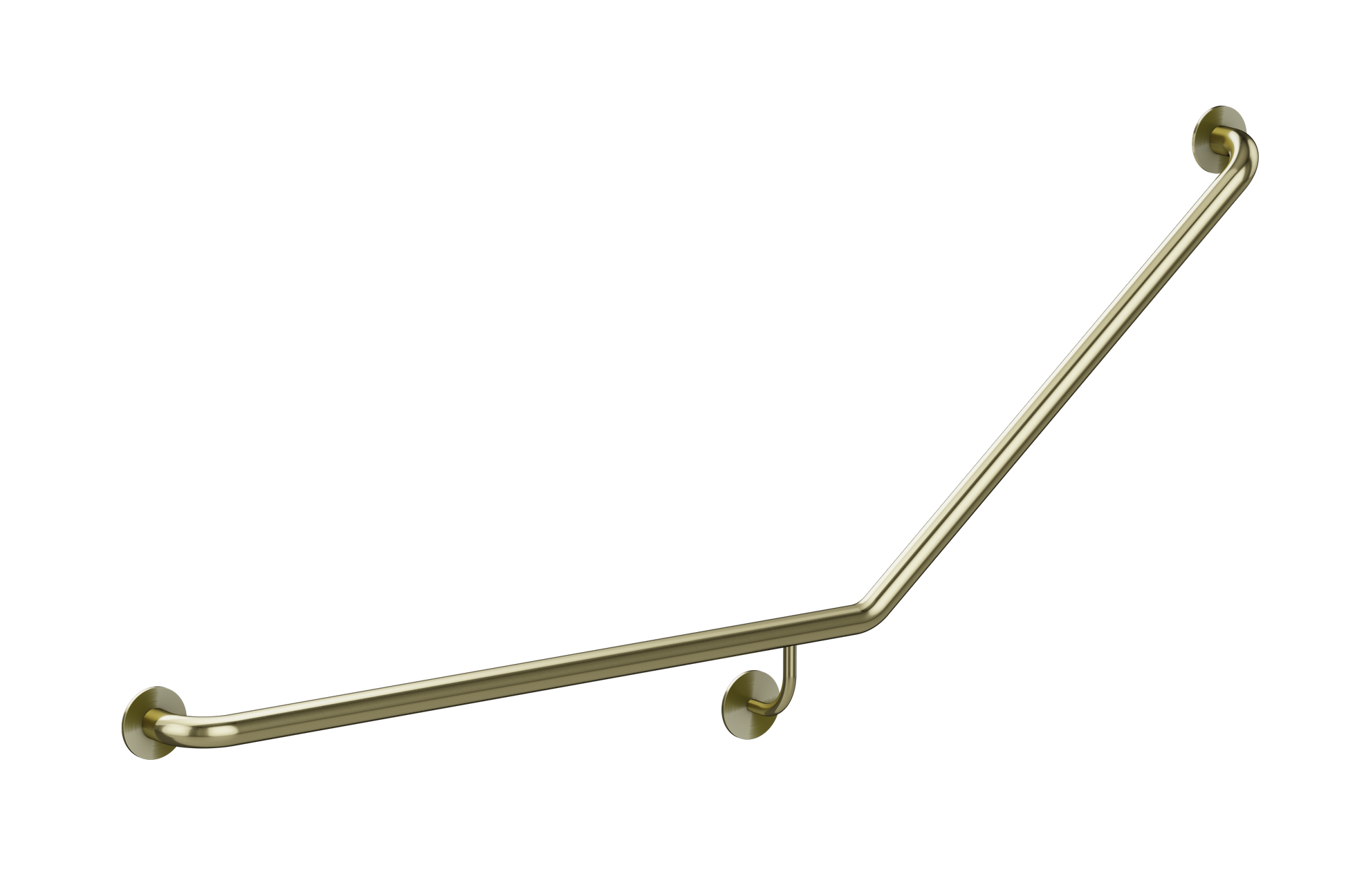 care range 40 degree Left Side grab rail, Tiger Bronze