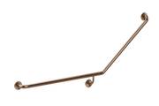 care range 40 degree Left Side grab rail, Lustre Bronze