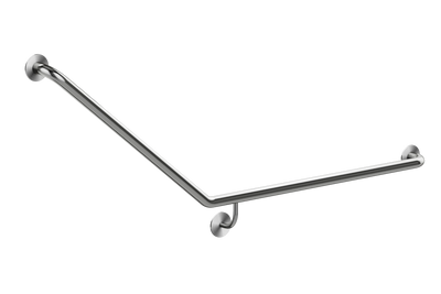 Meir care range 40 degree Right Side grab rail, Brushed Nickel