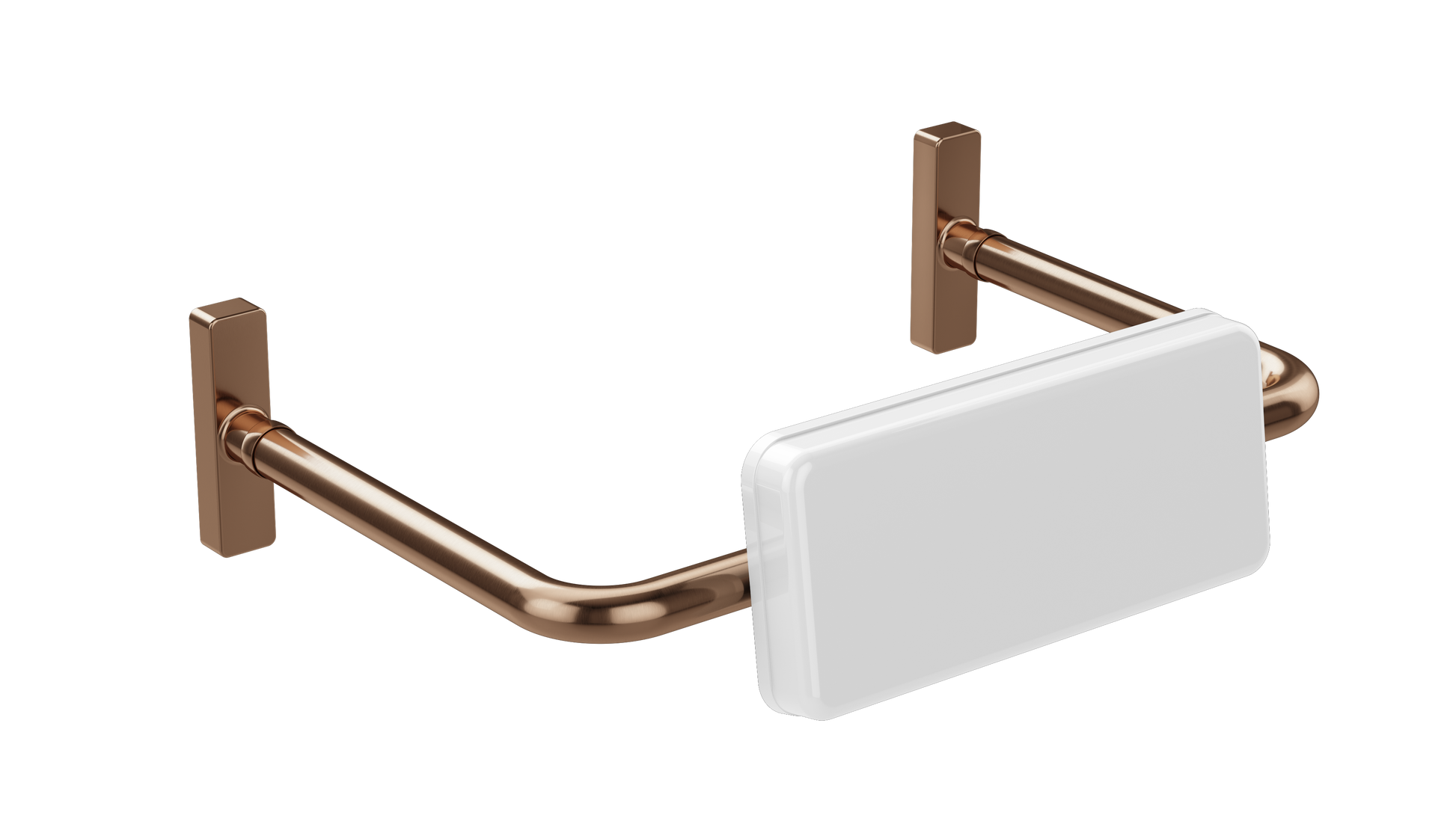 care range toilet back rest, Lustre Bronze