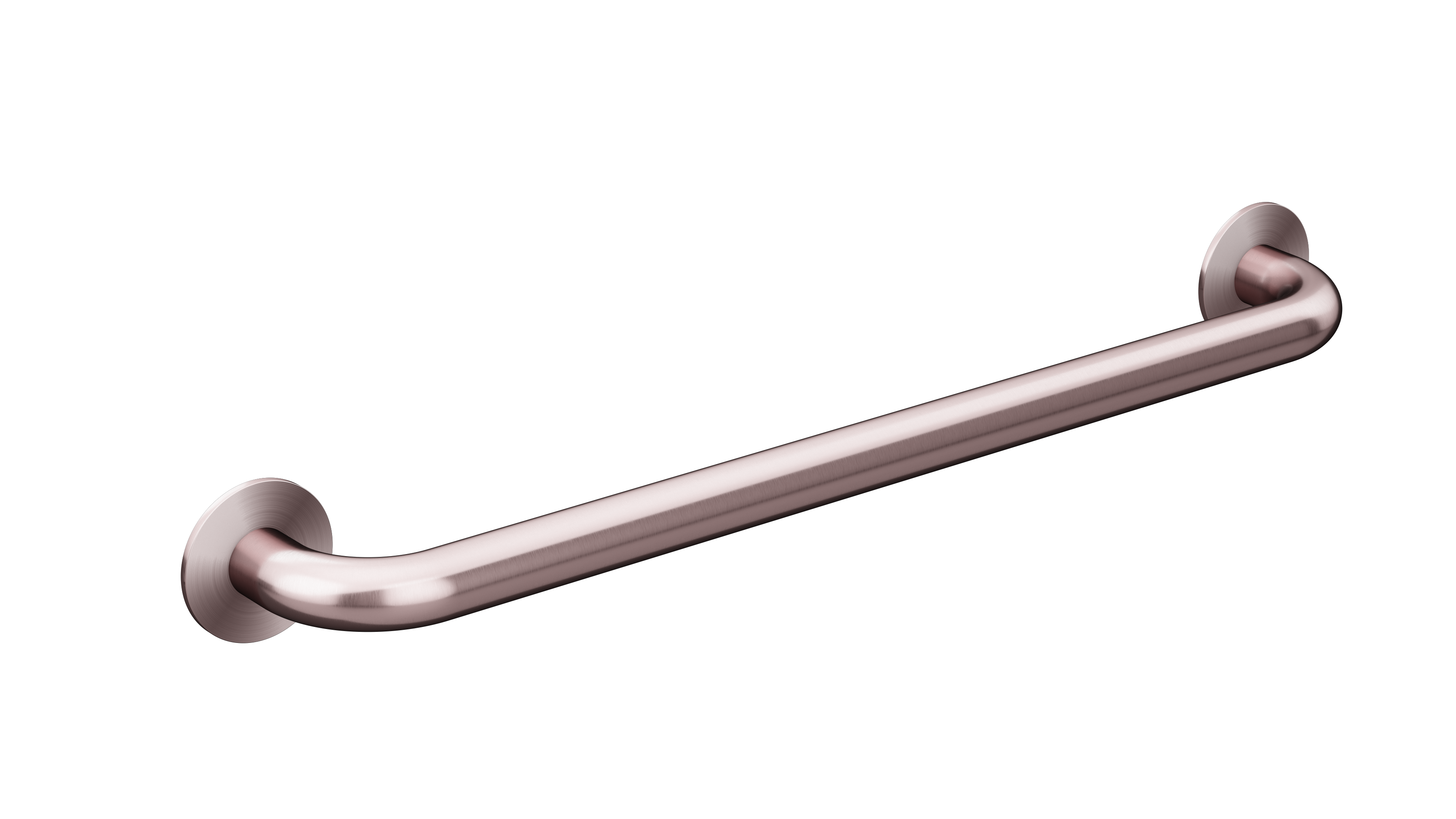 care range straight grab rail 600mm, Champagne